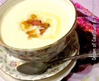 {Recipe} - Cream of Cauliflower and Parmesan Soup