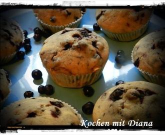 Blaubeeren-Muffins/ Blueberry muffins