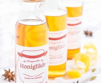 Honiglikör – Rezept und Etiketten zum Download