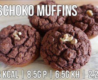 Schoko Protein Muffins | Low Carb Snack