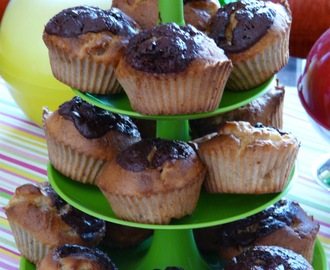 Muffins poires et chocolat