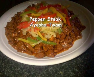 PEPPER STEAK - Steak Dish