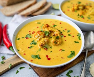 Spicy Thai Cauliflower Soup – Vegan Friendly