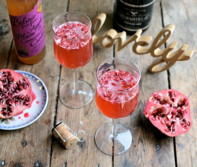 New Year Cocktails, Mocktails and Christmas Leftovers! Sugar Plum Fairy Cocktail