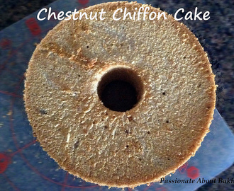 Chestnut Chiffon Cake