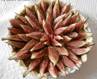 Tarte aux figues et à la crème d'amandes (Tart with figs and almond cream)