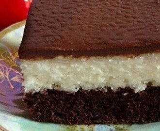 Tip na lahodný dezert: Čokoládový koláč s kokosovým krémem, je jednoduchý!