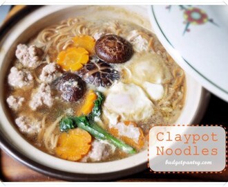 Braised Claypot Ee Mee (Claypot Noodles)