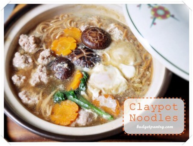 Braised Claypot Ee Mee (Claypot Noodles)