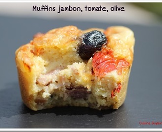 ^^Muffins jambon, tomate, gruyère, olive^^