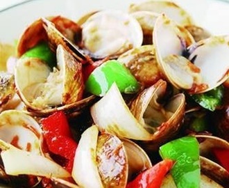 XO sauce fried clams