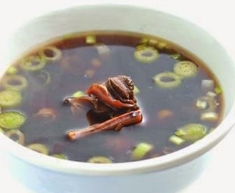 Squid Luorou garlic soup