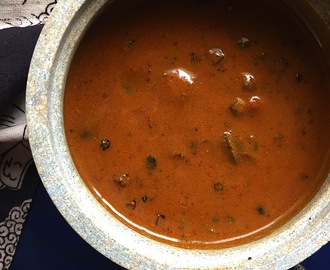 Tam Brahm Style Manathakkali Vathal Kuzhambu | Dried Black Night Shade Seeds Curry | Traditional Curry Recipe from Tamil Nadu | Gluten Free and Vegan Recipe