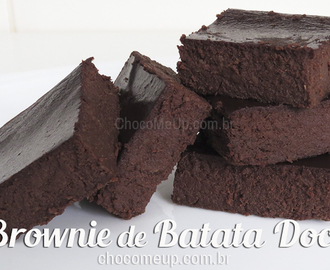 Receita de Brownie de Batata Doce Sem Farinha