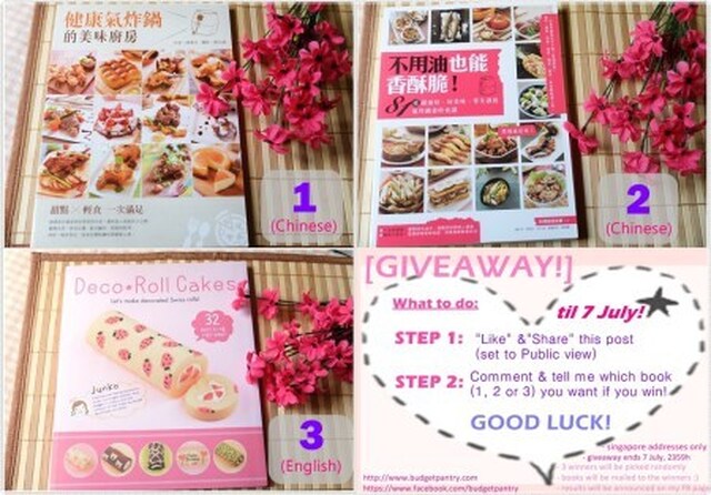 [GIVEAWAY!] Airfryer + Junko Decorated Roll Cakes Recipe Books!