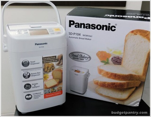 Basic Bread Loaf with Panasonic SD-P104 Breadmaker