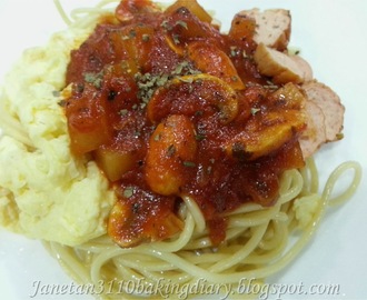 茄汁酱意大利面 / Spaghetti with tomato sauce