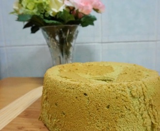 Pandan Gula Melaka Chiffon Cake