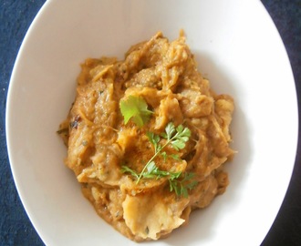 Purée de pommes de terre et courgettes poêlées au curry (Mashed potatoes and fried zucchini curry)