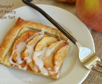 Simple Puff Pastry Apple Tart
