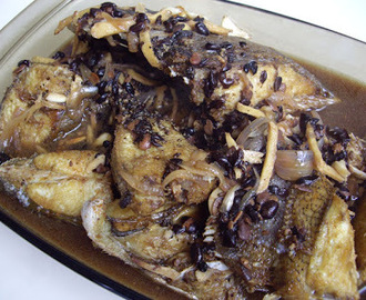 Pescado Grande with Tausi (Fish with Salted Black Beans)