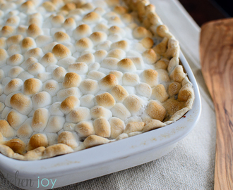 Don’t Mess With The Sweet Potatoes {Sweet Potato Casserole with Toasted Marshmallows}