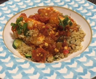 Spicy Red Fish on Mixed Grains