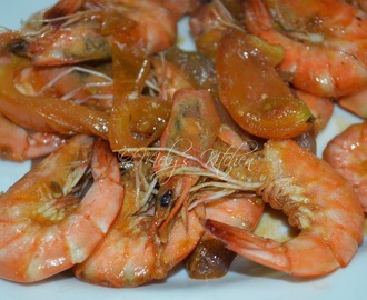 Buttered shrimps