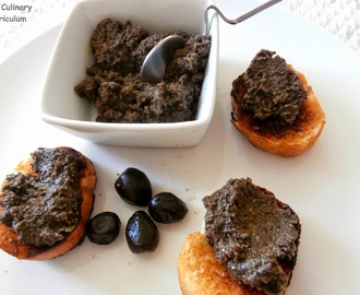 Tapenade noire (black olive tapenade)
