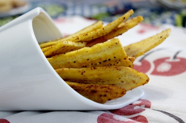 Chips de plantain au piment
