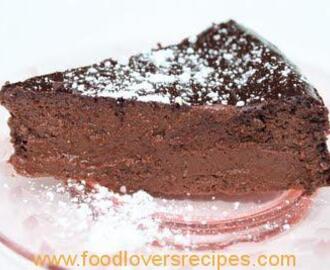 FLOURLESS DAIRY-FREE GF DARK CHOCOLATE CAKE
