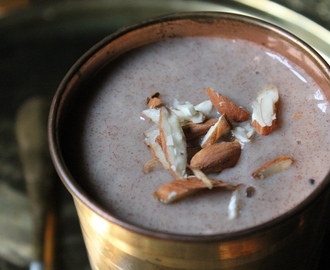 Ragi Malt Recipe / Ragi Sweet Porridge Recipe