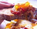 Na śniadanie: Jajka w pomidorach.