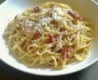 Spaghetti alla carbonara façon moi