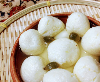ROSHOGOLLA [COTTAGE CHEESE BALLS IN SUGAR SYRUP]