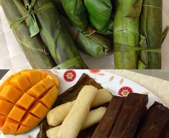 Suman Malagkit (Sticky Rice Roll in Banana Leaves)