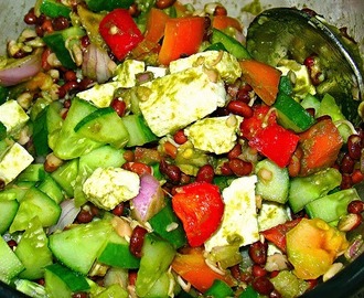 Healthy Full fibre salad - Perfect dinner for weight loss