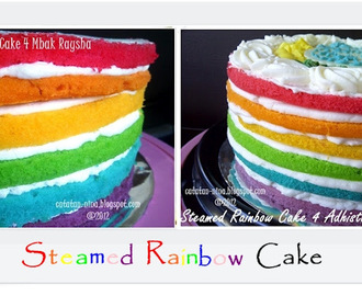 STEAMED RAINBOW CAKE