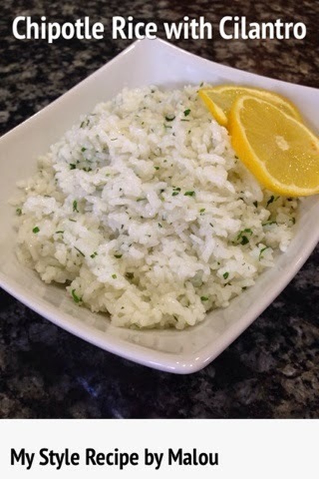 Chipotle Rice with Cilantro…My Style