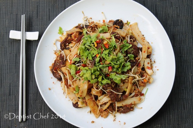 Recipe Stir Fried Wagyu Beef Char Kway Teow with Chinese XO Sauce (Resep Kwetiau Goreng Sapi Jambi)