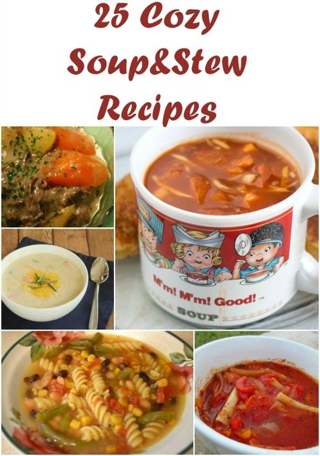 25 Easy Soup Recipes | Homemade Stew, Vegetable Soup, Paleo, and more!