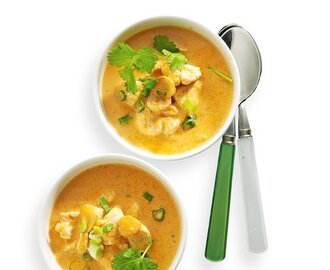 Currysuppe mit Poulet