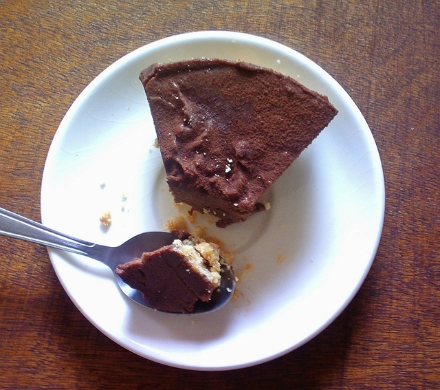 Cheesecake sans cuisson au chocolat et au caramel beurre salé