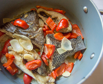 Paksiw na Tilapia (Fish Braised in Vinegar and Spices)