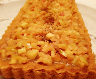 Dessert de fêtes sain : tarte aux pommes et caramel !
