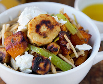 Fall Vegetables with Goat Cheese