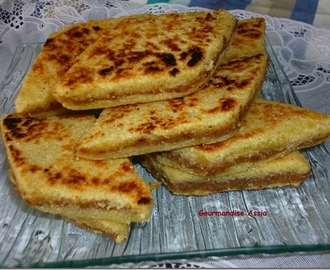 Bradj ou el mala, Losanges en semoule fourrés aux dattes ( Gâteaux Algériens)