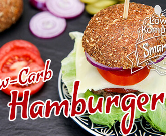 Hamburger Low-Carb 🍔 Fast Food gesund und schmackhaft  Fast Food muss nicht ungesund sein wie dieser Low Carb Hamburger beweist!