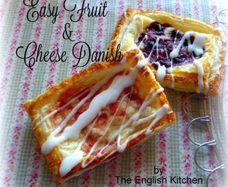 Easy Fruit & Cheese Danish