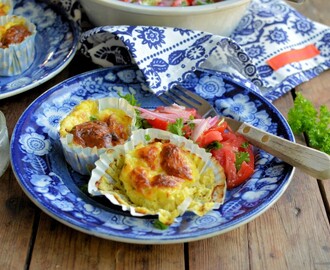 A Secret Recipe: Baked Mini Cheese & Onion Omelettes